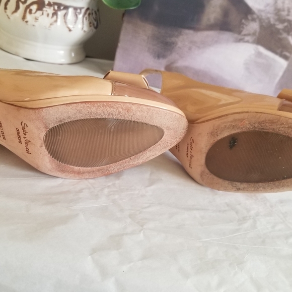 Sesto Meucci glossy shade slingback heel 7.5M - Picture 6 of 8